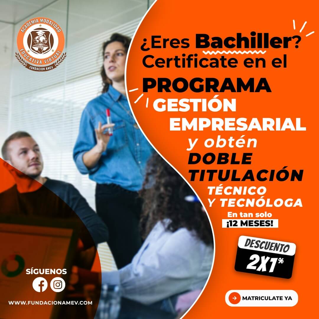 Doble titulacion bachiller y Gestion Empresarial